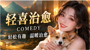 温柔喜剧原创剧情主题画面